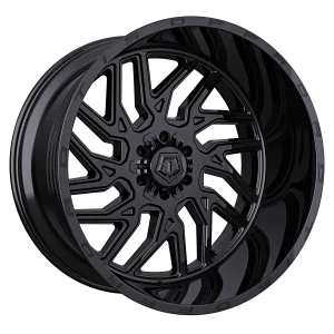 TIS Wheels – 544B – Black – 20″x10″ -25mm – All weather Wheels – 544B2106825